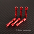 m3x15mm สีม่วงกลมอลูมิเนียม spacer สำหรับ fpv กรอบ